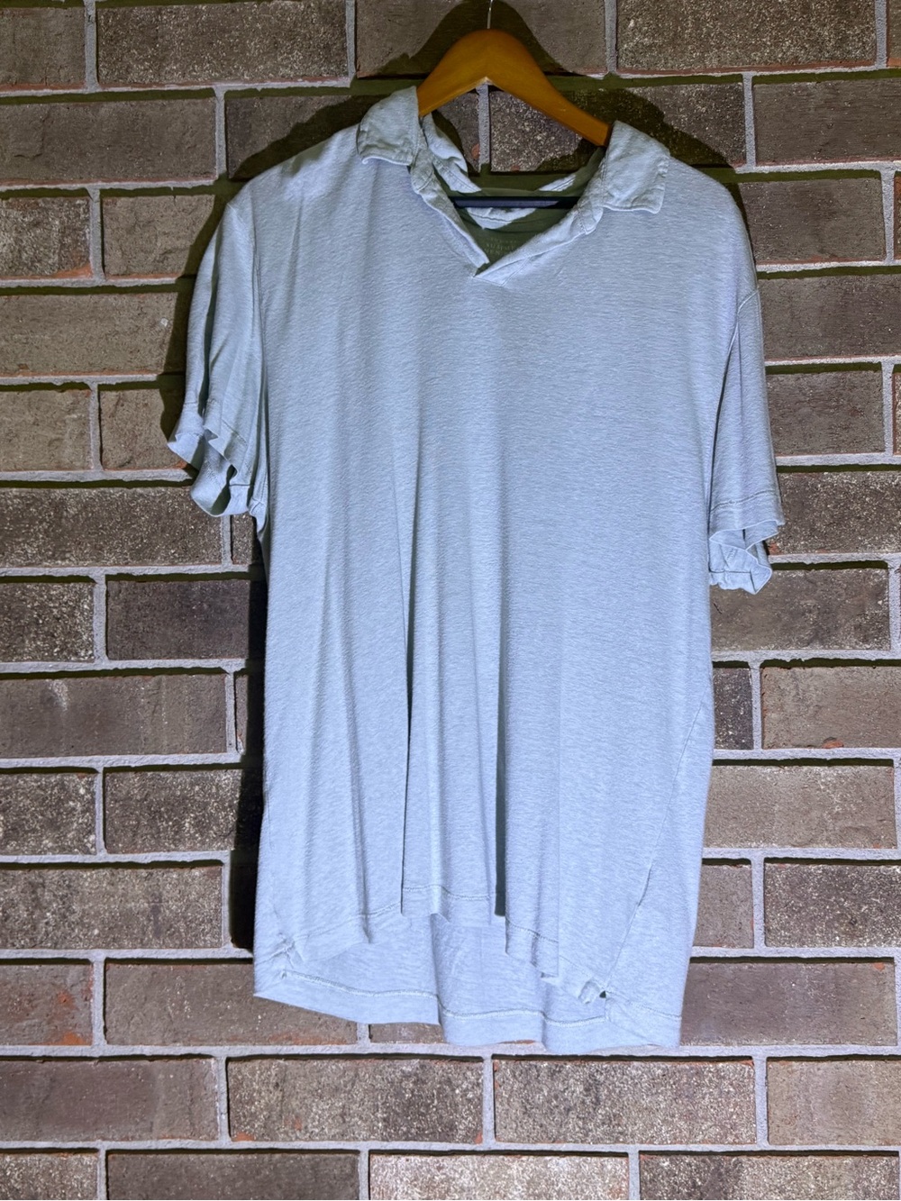 Men's Light Linen Short-Sleeve Polo - Casual Collared Tee